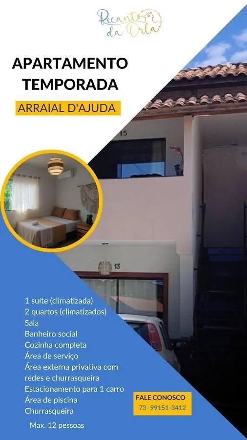 Recanto Da Orla - Arraial D'Ajuda - Apartamento 3 Quartos Porto Seguro 0*,